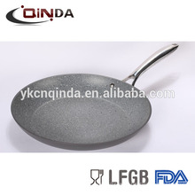 Mable coating hard anodized aluminum cookware
